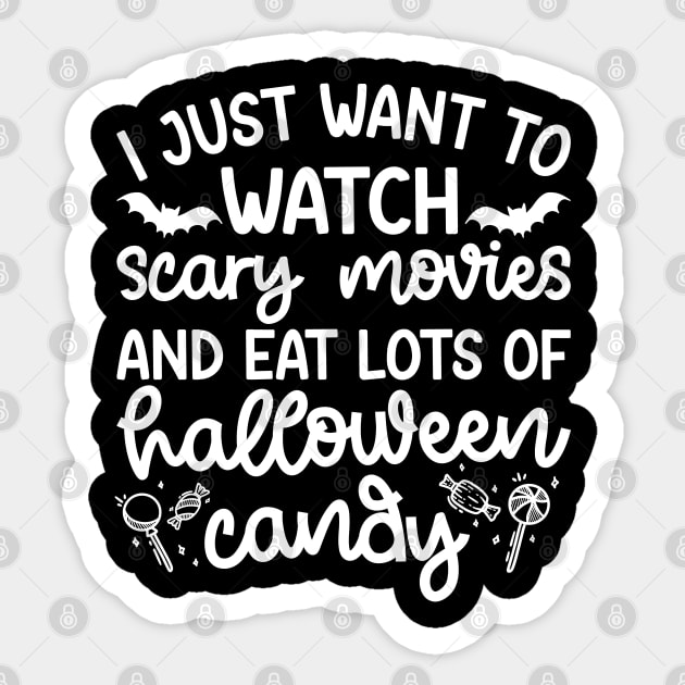 Tis The Season To Be Spooky Halloween Cute Funny Sticker by GlimmerDesigns